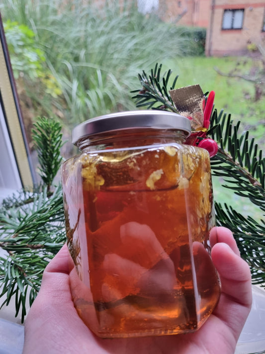 100% Organic Polyfloral Honey With Honeycomb- 260/530g