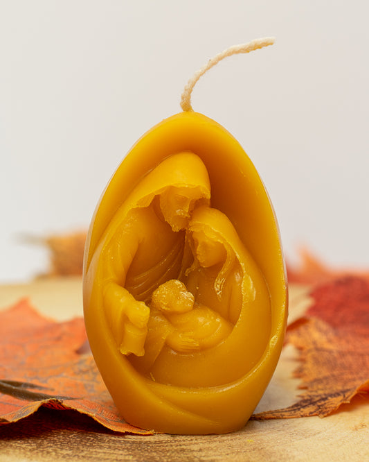 100% Beeswax Candle - The Holy Family Candle