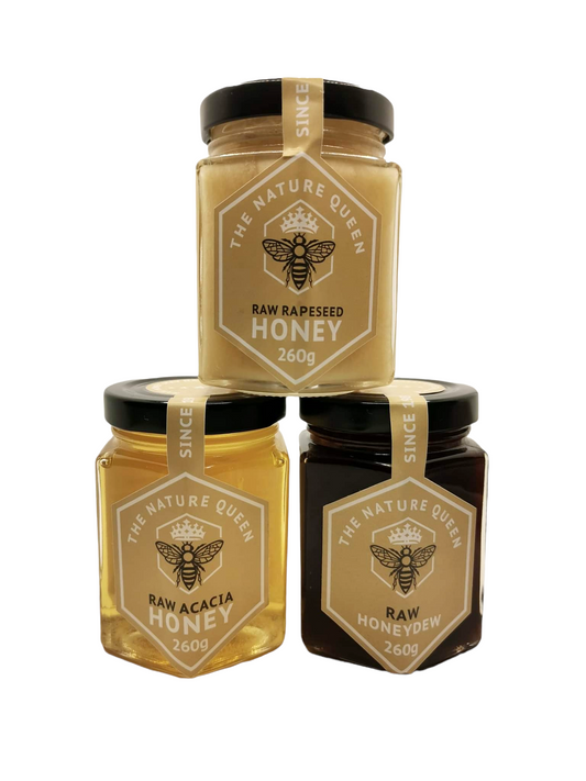 raw honey selection