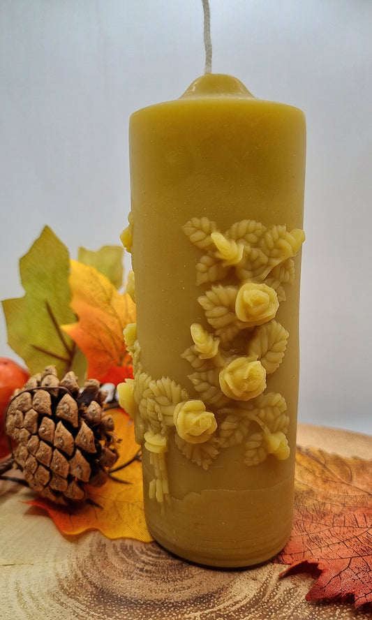 100% Beeswax Candles - Flower Tower