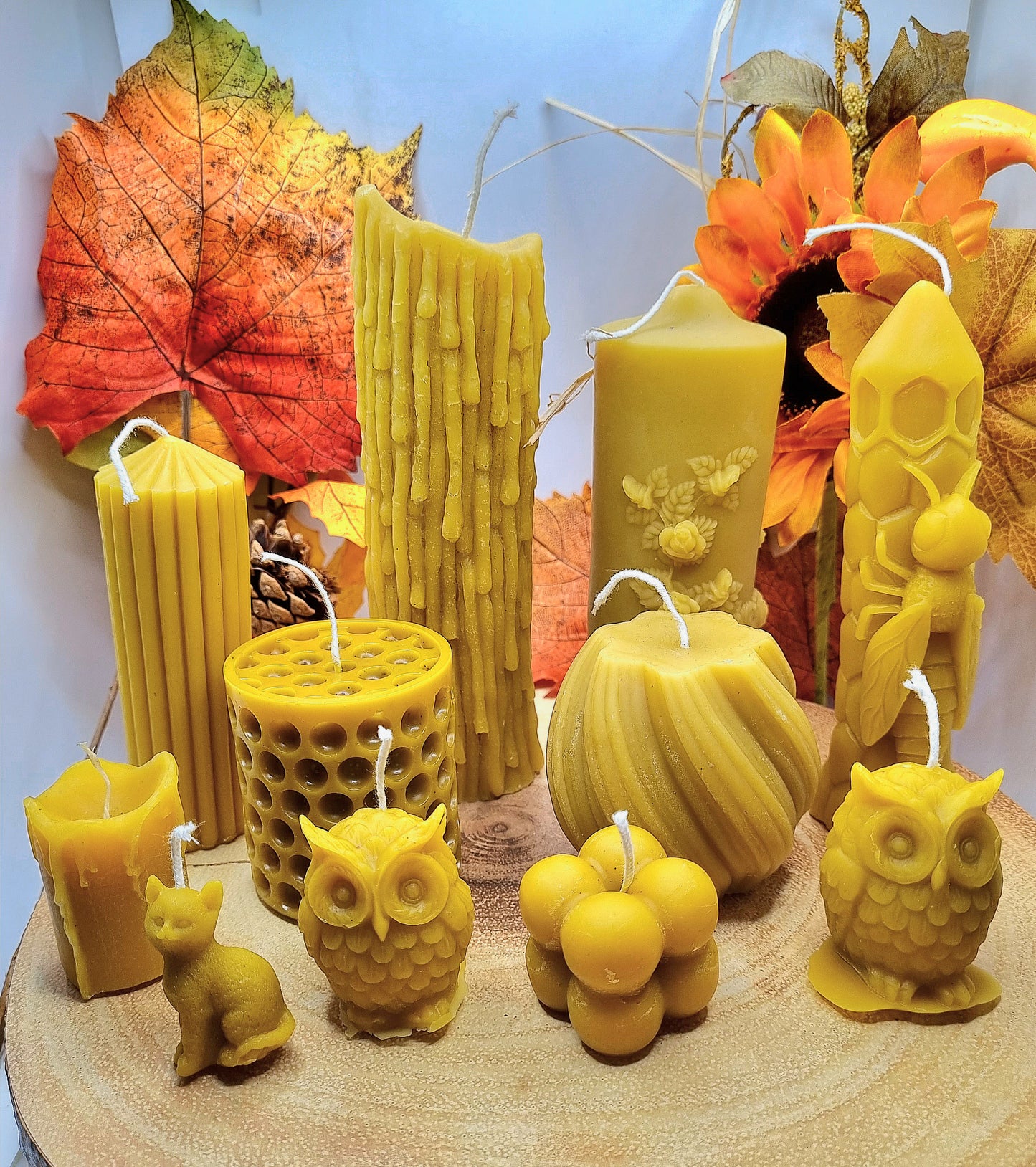 100% Beeswax Candles Exclusive Selection