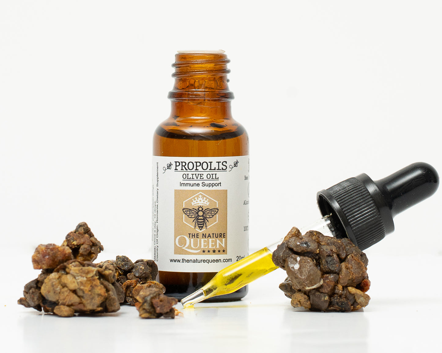 Propolis Olive Oil - 15% Strength - 20ml- Alcohol Free