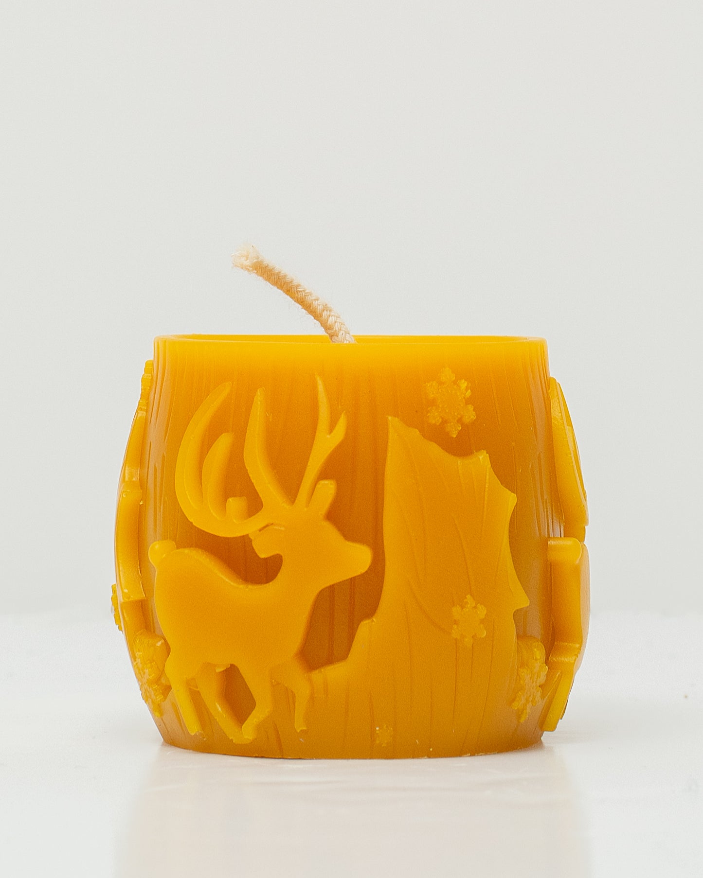 100% Natural Beeswax - Christmas Candle