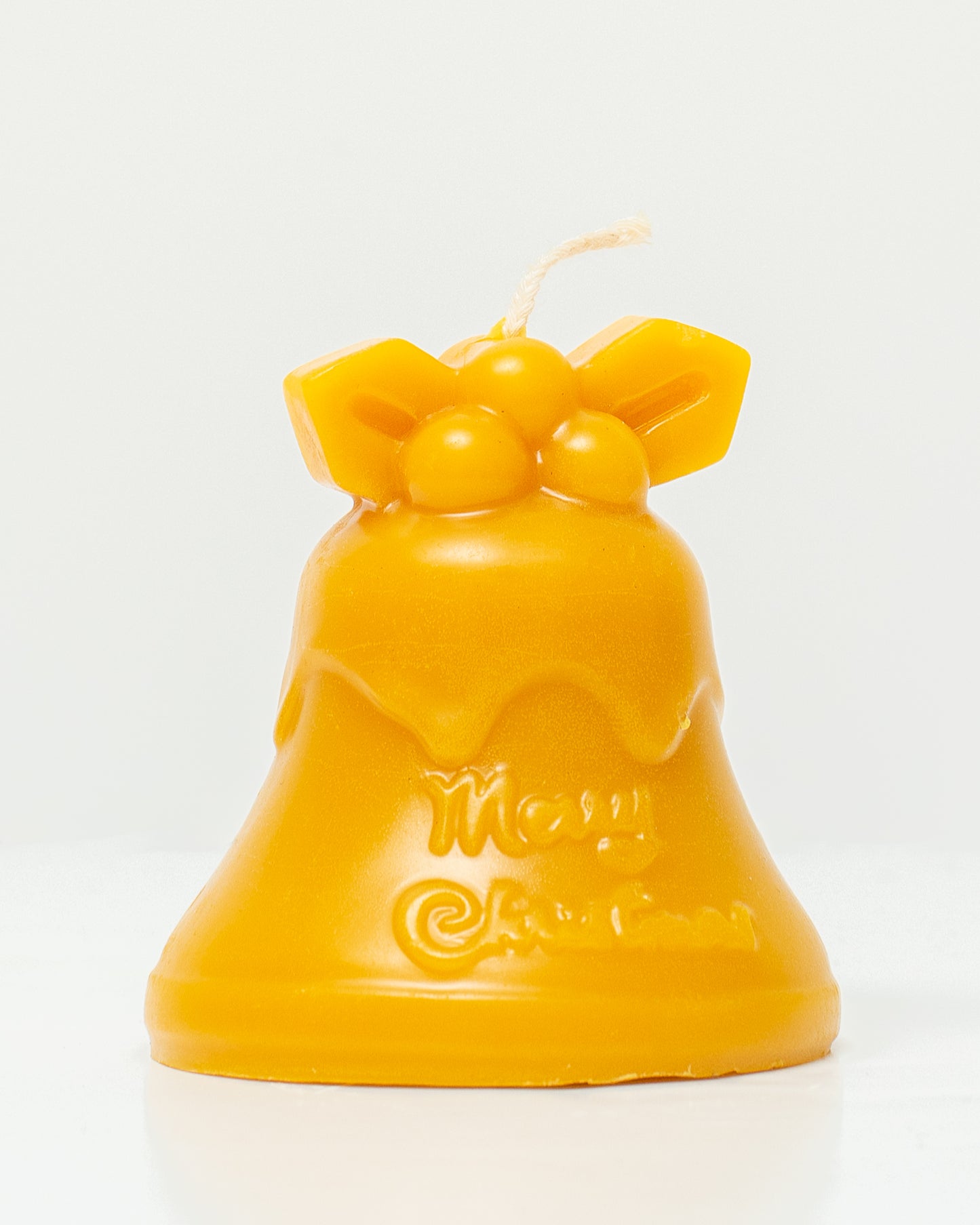 100% Beeswax Candles - Christmas Bell