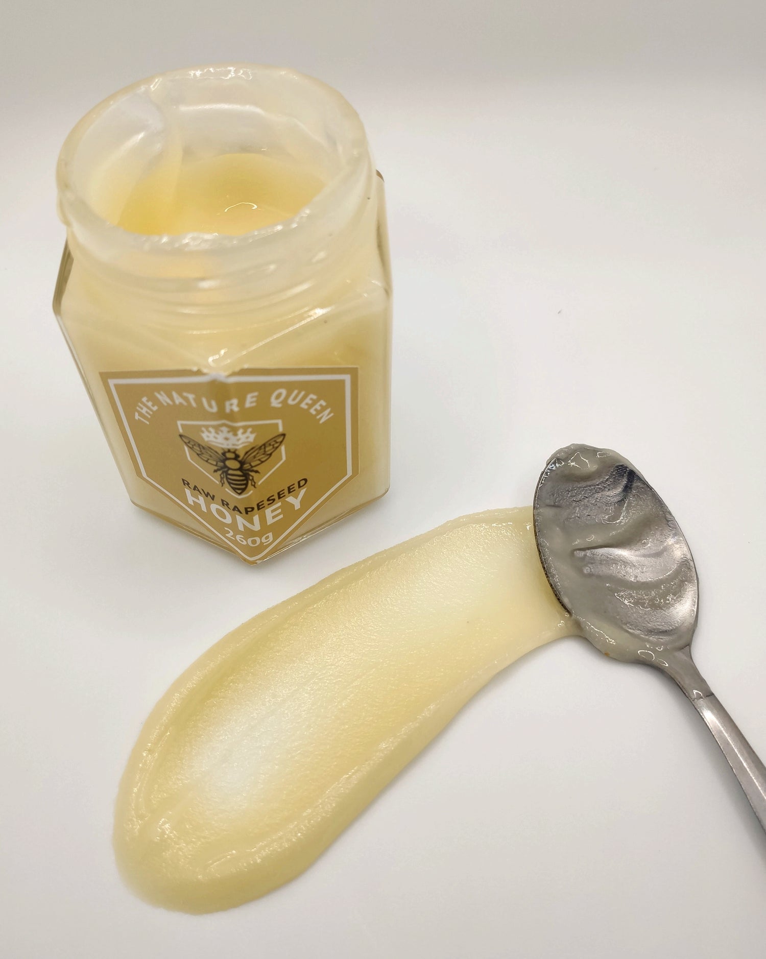 Creamy rapeseed honey